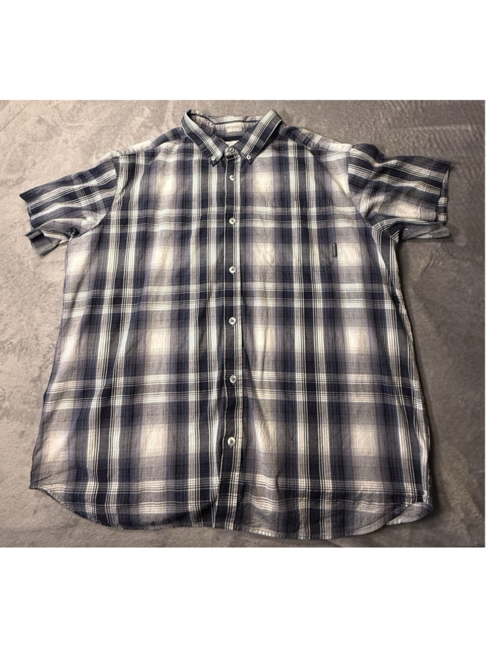 Columbia Button Up Shirt Mens XL Plaid Short Sleeve